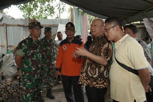 Kebakaran Jalan S Parman, Wali Kota Tinjau Lokasi dan Jenguk Korban