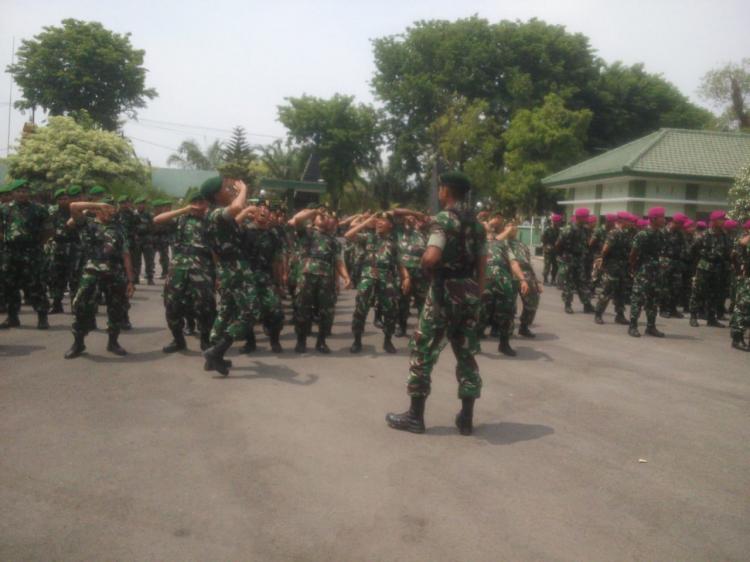 Pelantikan Presiden, 226 Personel TNI Disiagakan di Mojokerto