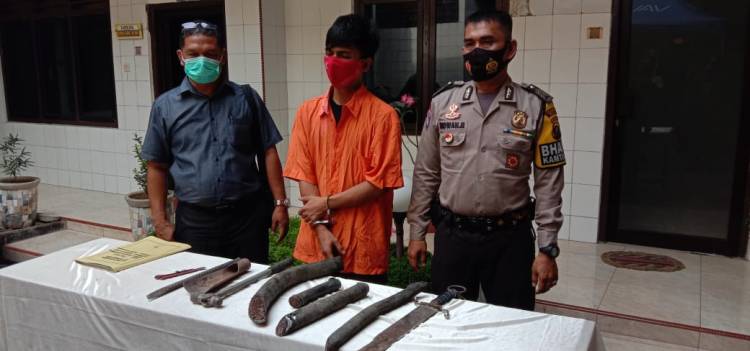 Polsek Medan Area Tangkap Komplotan Pencurian Kabel Telkom di Jalan Bugis, Simpang Jalan Sutrisno Medan