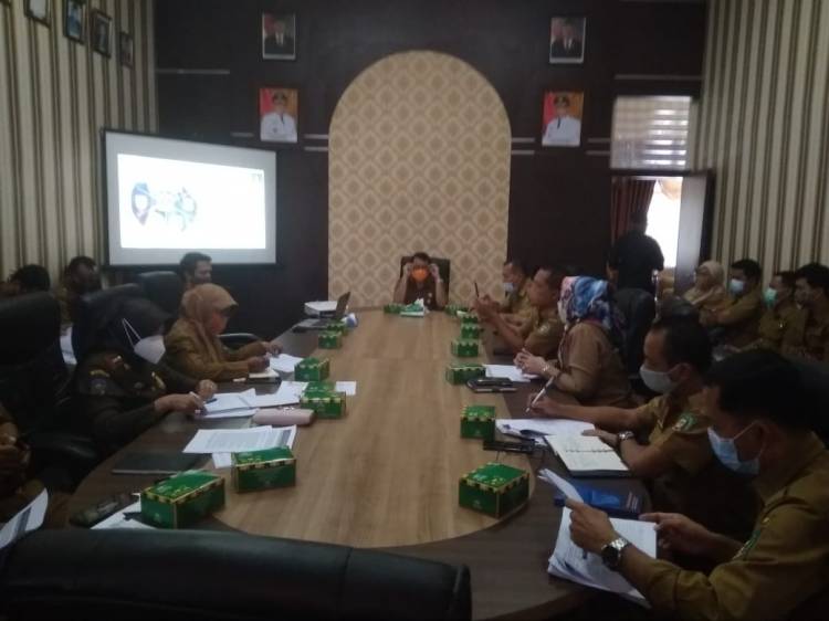 Pemkab Langkat Gelar Rapat Evaluasi Smart City 2020