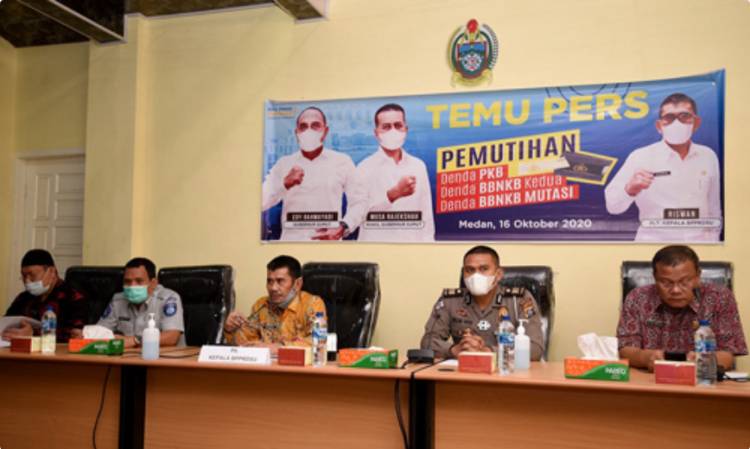 Pemutihan Denda PKB dan BBNKB dari Pemprov Sumut Dibuka Mulai 19 Oktober Sampai 14 November 2020