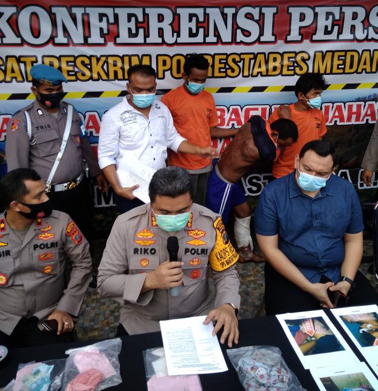 Pembunuh dan Pemerkosa Siswa SMK di Medan Sunggal Ternyata Paman Sendiri, Polsek Sunggal Tembak Pelaku