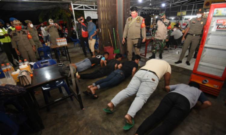Satgas Covid-19 Mebidang Razia Malam, Sejumlah Pelaku Usaha Kena Sanksi