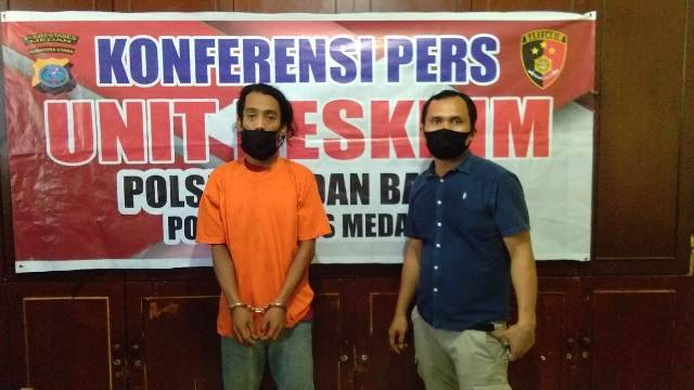 Simpan Sabu, Seorang Pemuda Ditangkap Polisi di Simpang Simalingkar Medan