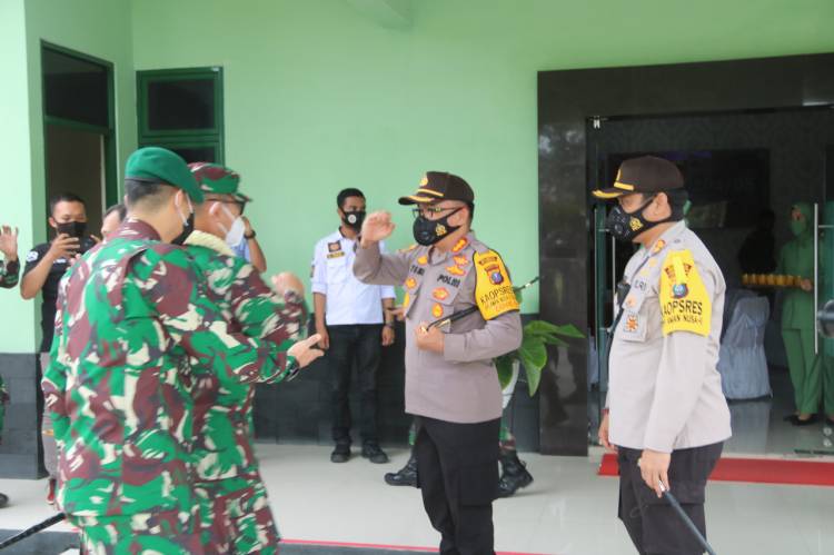 Kapolresta Deli Serdang Sambut Kunker Pangdam I/BB di Kodim 0204/DS