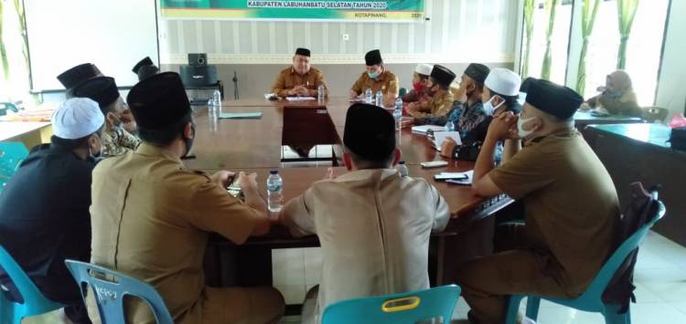 Kemenag Labusel Gelar Rakor Peringatan Hari Santri Tahun 2020