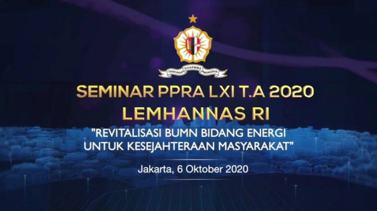Lemhannas RI Gelar Seminar PPRA LXI TA 2020 Secara Virtual