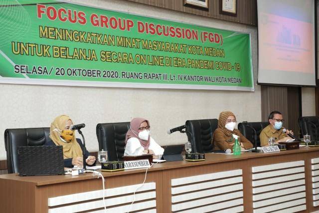 Pemko Medan Gelar FGD, Ajak Masyarakat Belanja Online di Era Pandemi Covid-19