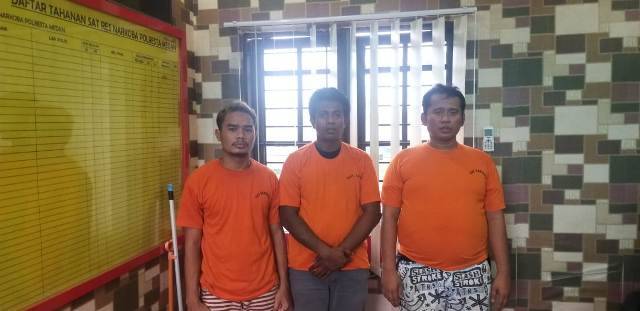 Polrestabes Medan Amankan Tiga Pria Pengedar Pil Ekstasi di Jalan Iskandar Muda