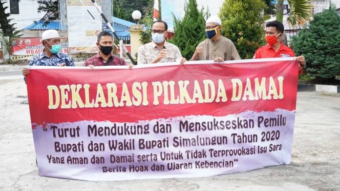 Deklarasi Cinta Damai, Ini Pesan Kapolres Simalungun untuk Masyarakat Parapat