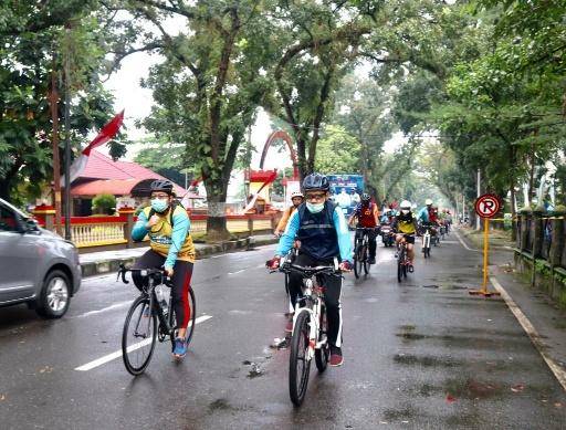 Gowes Bersama Pjs Wali Kota Medan, Arief Sudarto: Terapkan Protokol Kesehatan dan Netralitas ASN di Pilkada 2020