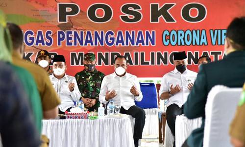 Kecewa Penanganan Covid-19 Tidak Maksimal, Gubernur Sumut Minta Pemkab Madina Siapkan Karantina Tambahan