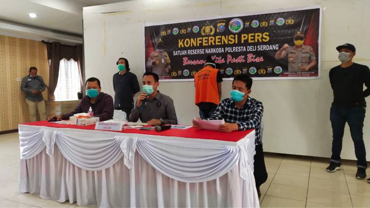 Kurir Narkoba Bawa 1,5 Kg Sabu Diringkus Satuan Narkoba Polresta Deli Serdang