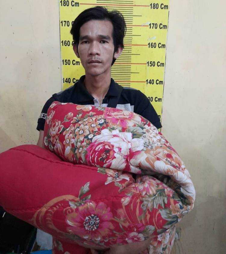Polsek Delitua Tangkap Pencuri Bongkar Rumah Warga di Jalan Jamin Ginting