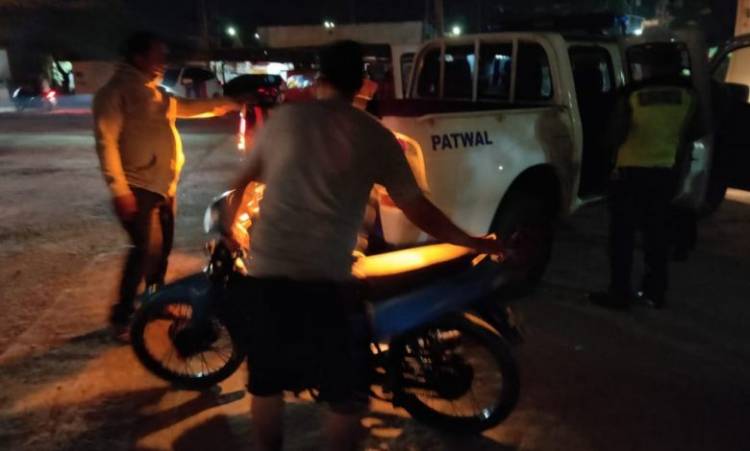 Balap Liar di Teluk Nibung, Sat Lantas Polres Tanjung Balai Amankan Dua Sepedamotor