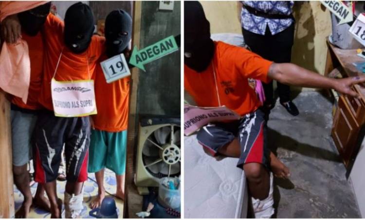 Kapolsek Sunggal Pimpin Pra-Rekontruksi Kasus Pembunuhan dan Pemerkosaan Siswa SMK di Desa Tanjung Selamat