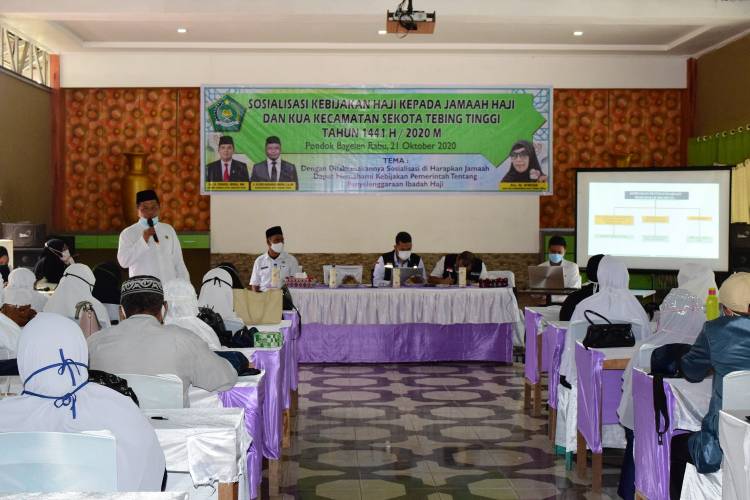 Kemenag Kota Tebing Tinggi Gelar Sosialisasi Kebijakan Haji