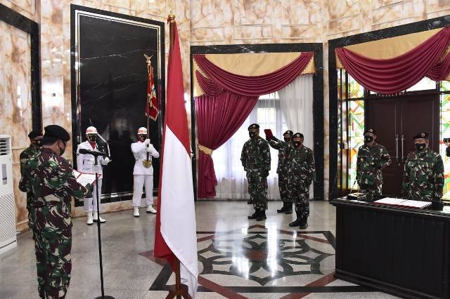 Panglima TNI Pimpin Sertijab Kasum, Kabais dan Dandenma