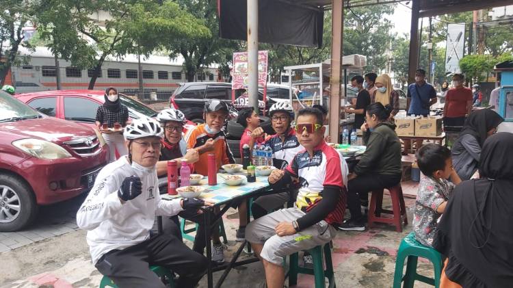 GJS Gowes dengan Senior, Persiapan Gowes bersama Rapidin ke Samosir