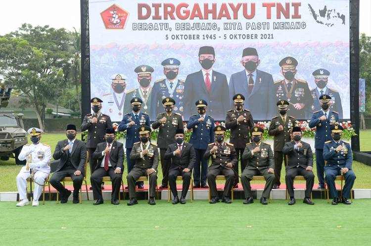 HUT ke-76 TNI, Edy Rahmayadi Harapkan Sinergitas Semakin Kuat