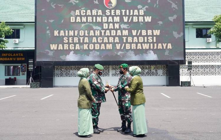 Empat Kursi Kepemimpinan di Lingkungan Kodam V/Brawijaya Berganti