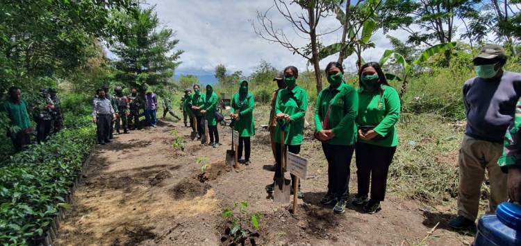 Kunjungan Ketua Persit KCK Daerah XVII/Cenderawasih ke Wilayah Kabupaten Jayawijaya