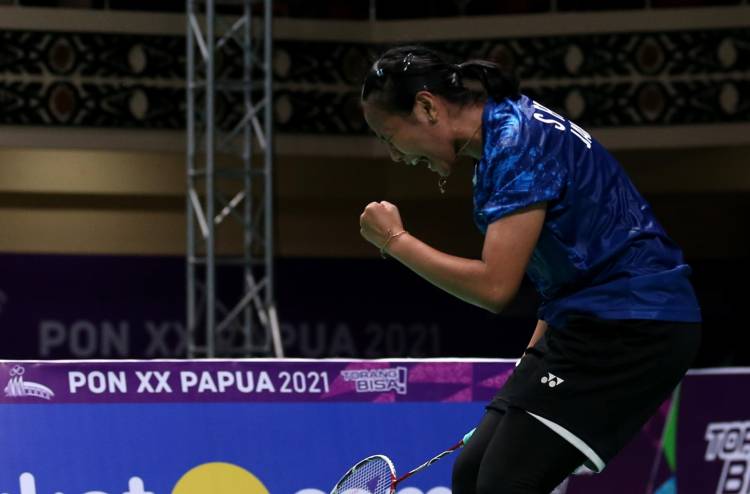  PON XX Papua, Jawa Timur Gondol Medali Emas Bulu Tangkis Beregu Putri