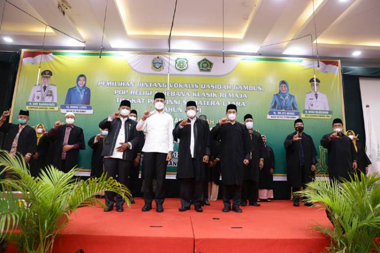  Wakil Gubernur Musa Rajekshah Buka Ajang Pemilihan Bintang Seniman Islami Sumut