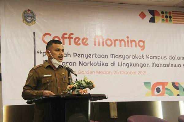 Sekitar 1,5 Juta Penduduk di Sumut Jadi Pengguna Narkoba, Penanganan Penyalahgunaan Narkoba Perlu Dukungan Semua Pihak