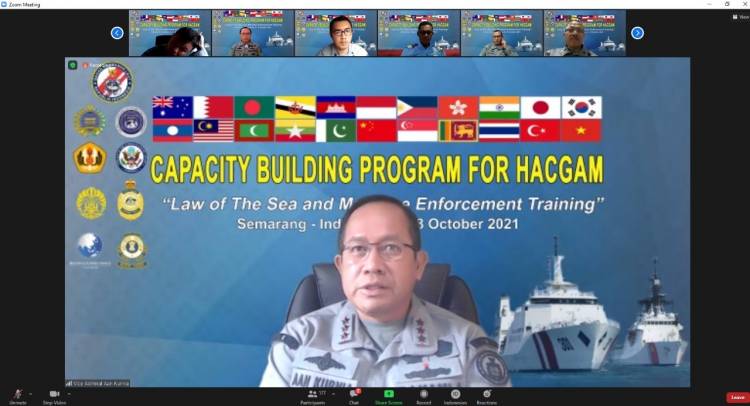 Bakamla RI Pimpin Pelatihan Gakkum Bagi Coast Guard Bersama 19 Negara