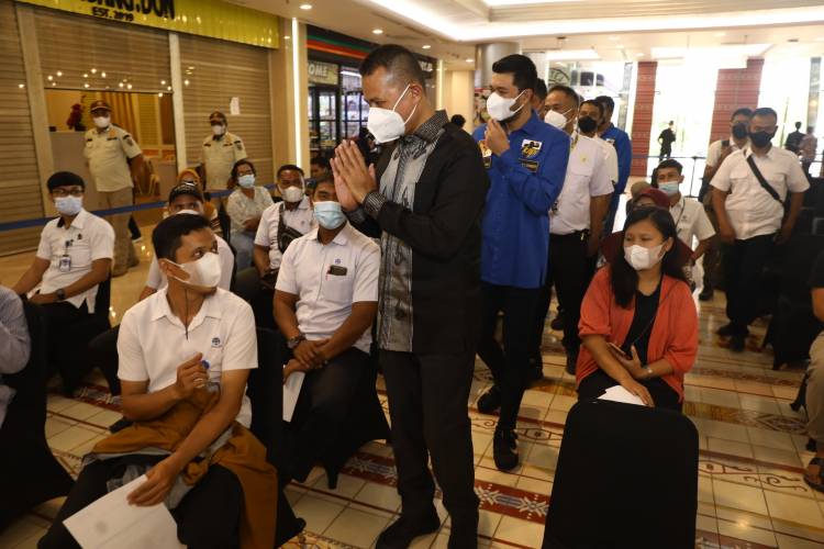  Wagub Musa Rajekshah Apresiasi Vaksinasi Massal DPD KNPI Sumut