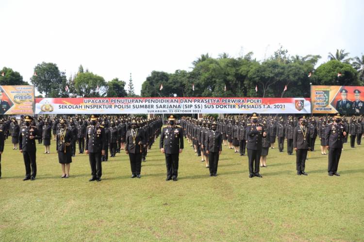  Transformasi Menuju Polri yang PRESISI, Polri Lantik Perwira Sumber Sarjana Khusus Kedokteran