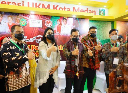 ISCFE 2021 di Jogja, Pamerkan Produk-produk UMKM Dekranasda Kota Medan