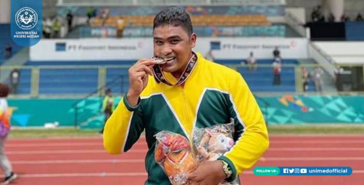 Dosen FIK Unimed Sukses Gondol Medali Perak Cabor Atletik Lempar Cakram di PON XX Papua