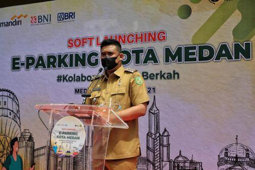 Bobby Nasution Resmikan E-Parking di 22 Titik Kota Medan, Siapkan Pembayaran Non Tunai