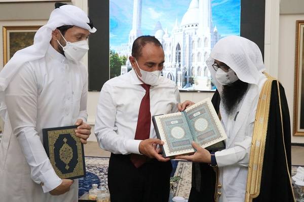 Terima Kunjungan Kedubes Arab Saudi, Edy Rahmayadi Paparkan Pembangunan Masjid Agung dan Islamic Center Deli Serdang