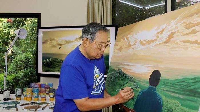 SBY Unggah Lukisan Terbaru: 'I Understand More the Meaning of Life'