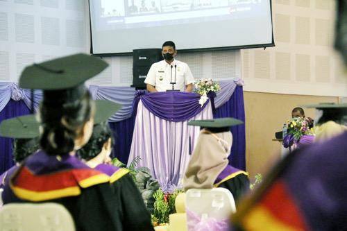  Walikota Medan Hadiri Wisuda Sarjana Terapan dan Ahli Madya Politeknik Negeri Medan