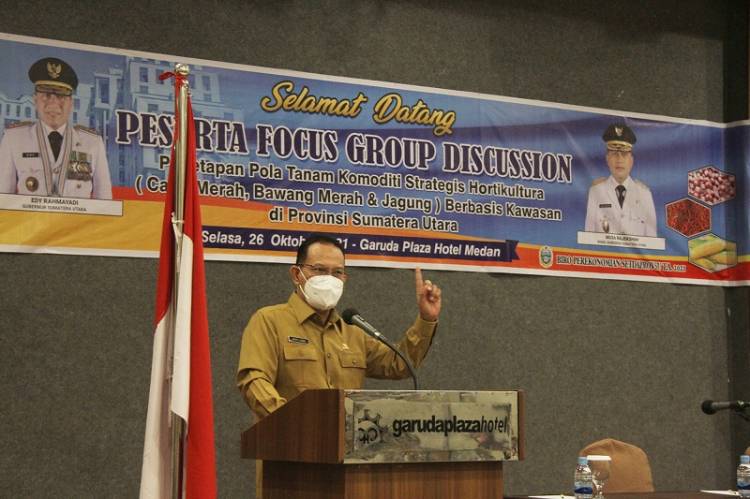 Jaga Pasokan Komoditas Hortikultura, Pj Sekdaprovsu: Diperlukan Regulasi Tentang Pola Tanam