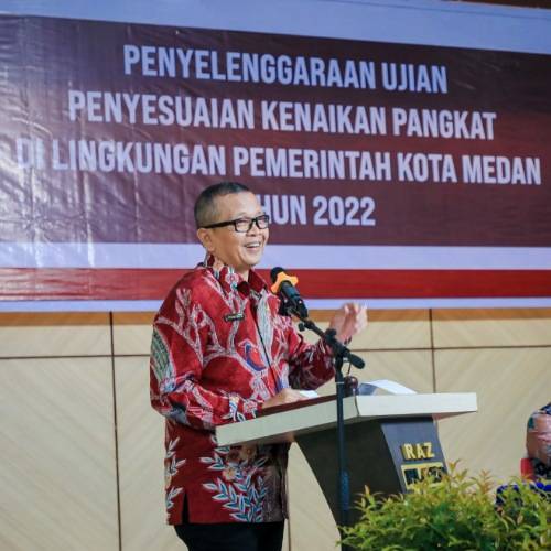 Sebanyak 294 ASN Pemko Medan Akan Ikuti Ujian Penyesuaian Kenaikan Pangkat