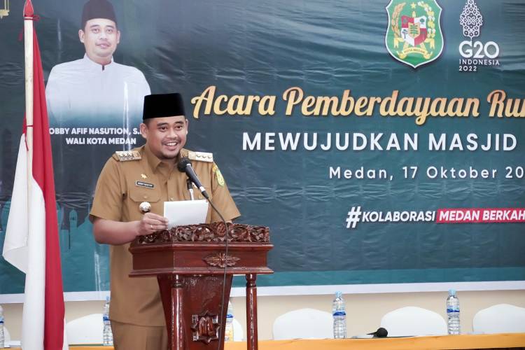 Sebelum Islamic Center Terbangun, Bobby Nasution Ingin Lebih Dahulu Dibangun Jaringan Masjid Mandiri