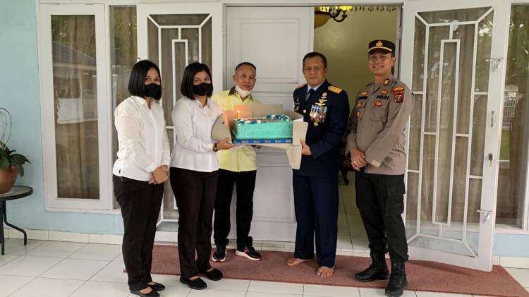 Dankosek I Medan Dapat Kejutan di HUT ke-77 TNI 