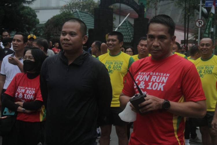 Wakapolrestabes Medan Hadiri Fun Run Manunggal TNI-Rakyat