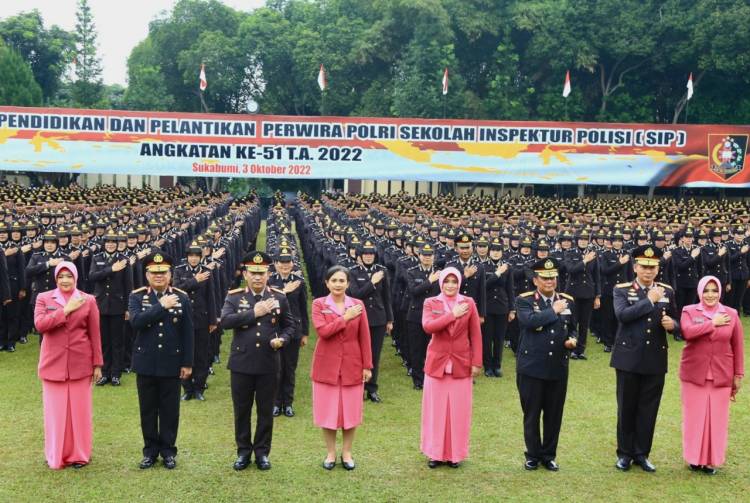 Sebanyak 2.123 Perwira Polri dilantik Kapolri Jenderal Listyo Sigit Prabowo