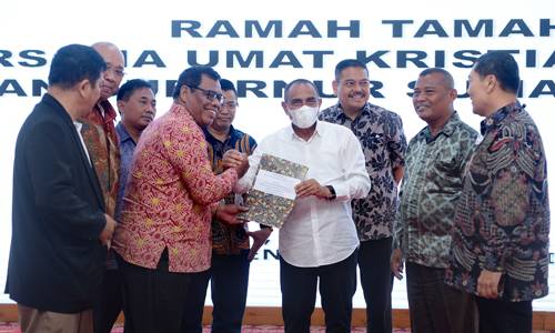 Dialog dengan Forum Bersama Umat Kristiani, Edy Rahmayadi Bahas Pergub Nomor 19/2022