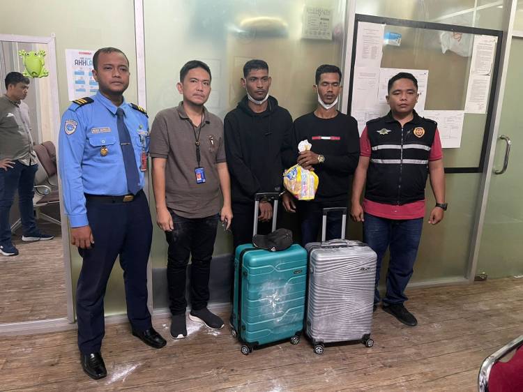 Bawa Sabu, Dua Warga Aceh Ditangkap di Bandara Kualanamu