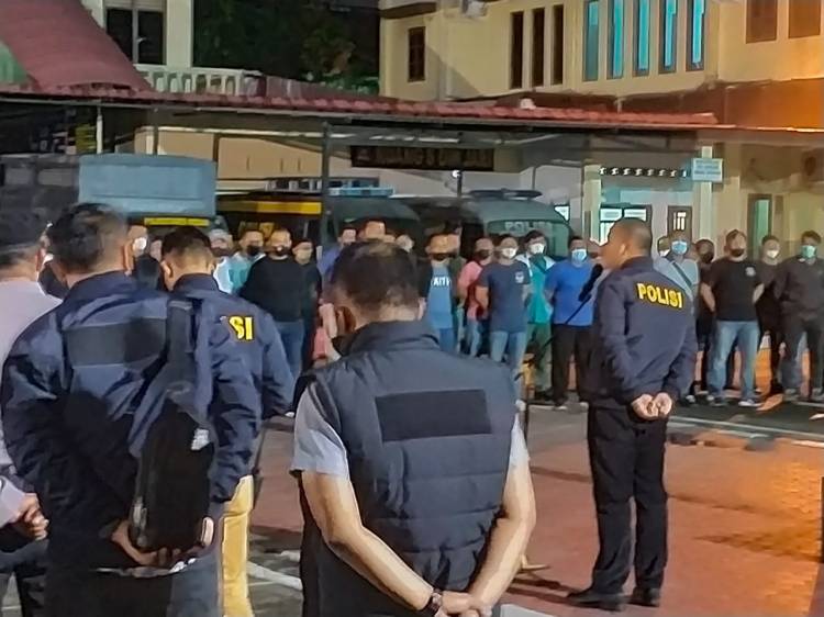 Cegah Kejahatan di Jalanan,  Wakapolrestabes Medan gelar Sispamkota 