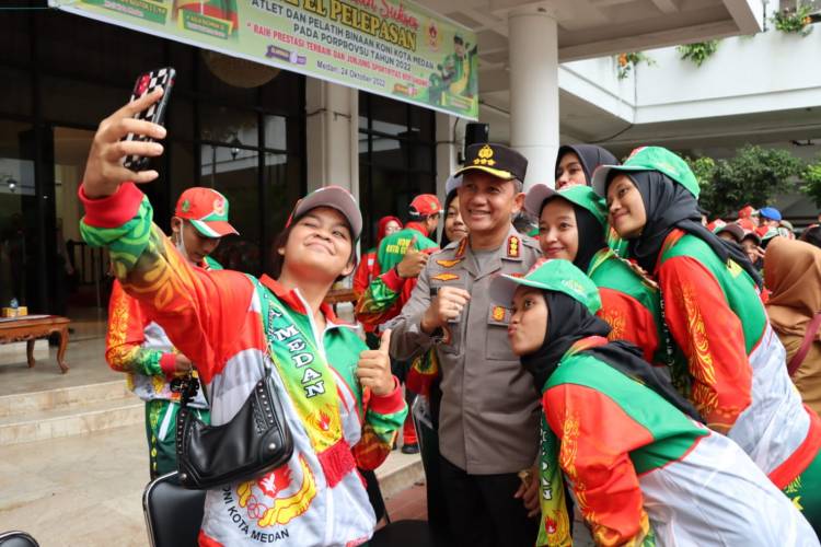 Kapolrestabes Medan Kombes Valentino Dorong Anggota Polri Mampu Berprestasi pada Porprovsu 
