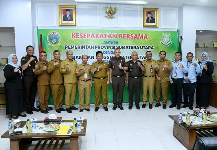 Pemprov dan Kejaksaan Tinggi Sumut Teken Kerja Sama Penagihan Tunggakan Pajak Daerah