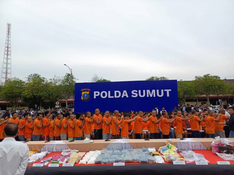 Dari 1.058 Tersangka Narkoba, Polrestabes Medan Sumbang Tangkapan Paling Banyak
